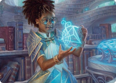 Zimone, Quandrix Prodigy Art Card [Strixhaven: School of Mages Art Series] | Play N Trade Winnipeg