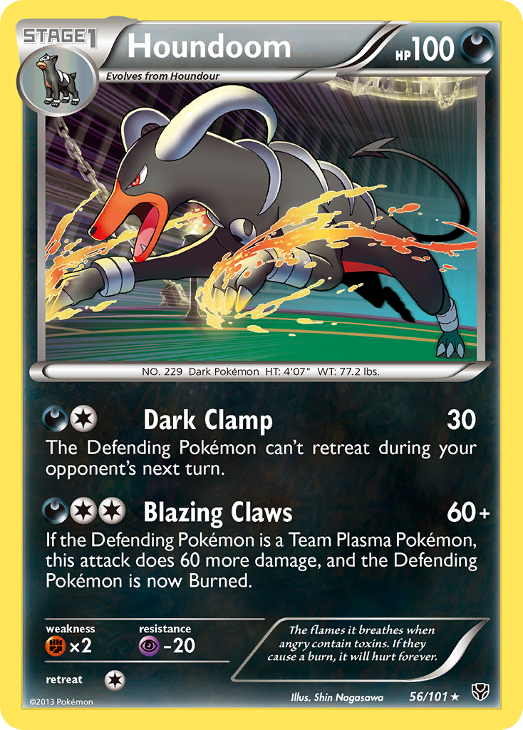 Houndoom (56/101) [Black & White: Plasma Blast] | Play N Trade Winnipeg