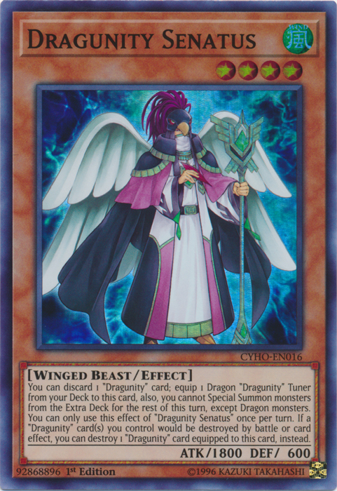 Dragunity Senatus [CYHO-EN016] Super Rare | Play N Trade Winnipeg