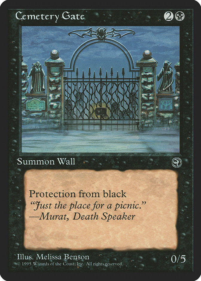 Cemetery Gate (Murat Flavor Text) [Homelands] | Play N Trade Winnipeg