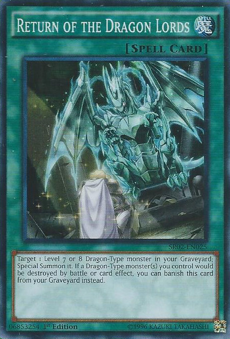 Return of the Dragon Lords [SR02-EN025] Super Rare | Play N Trade Winnipeg