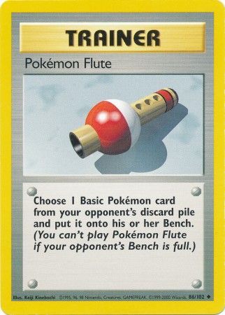 Pokemon Flute (86/102) [Base Set Unlimited] | Play N Trade Winnipeg