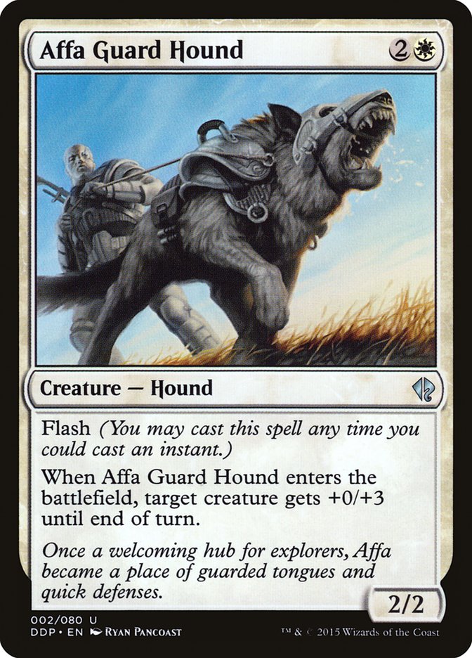 Affa Guard Hound [Duel Decks: Zendikar vs. Eldrazi] | Play N Trade Winnipeg