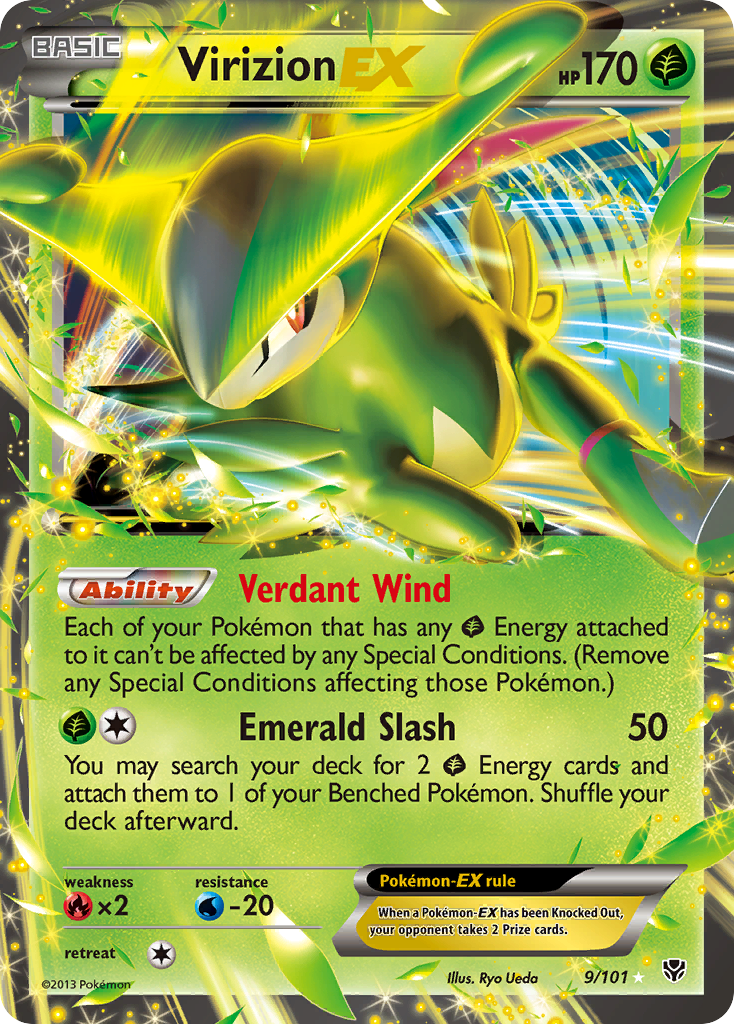 Virizion EX (9/101) [Black & White: Plasma Blast] | Play N Trade Winnipeg