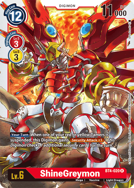 ShineGreymon [BT4-020] [Great Legend] | Play N Trade Winnipeg