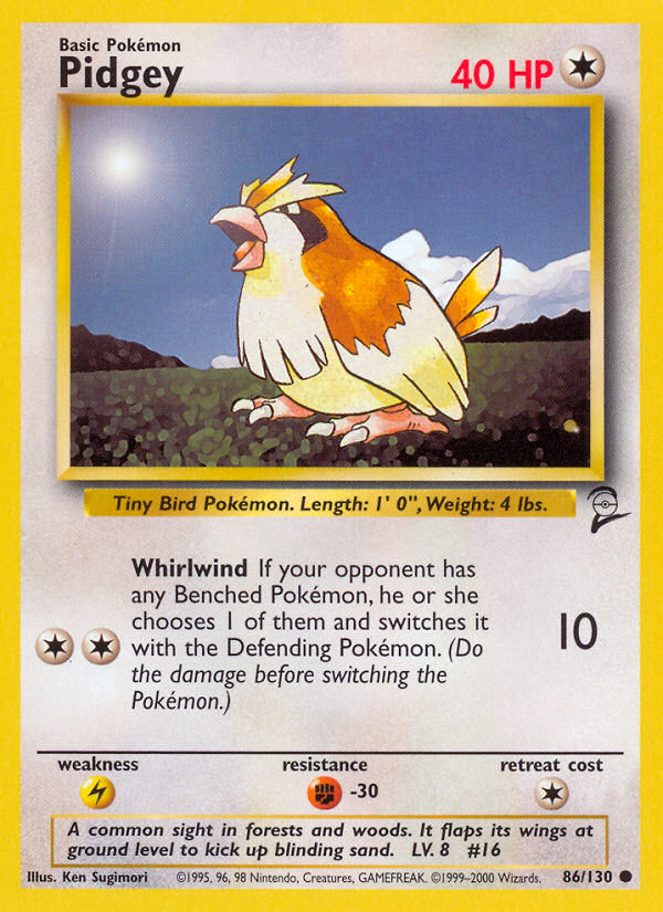 Pidgey (86/130) [Base Set 2] | Play N Trade Winnipeg