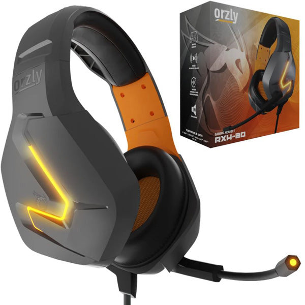 Hornet RXH-20 Vesuvius Orange Universal Stereo Gaming Headset [Orzly] | Play N Trade Winnipeg