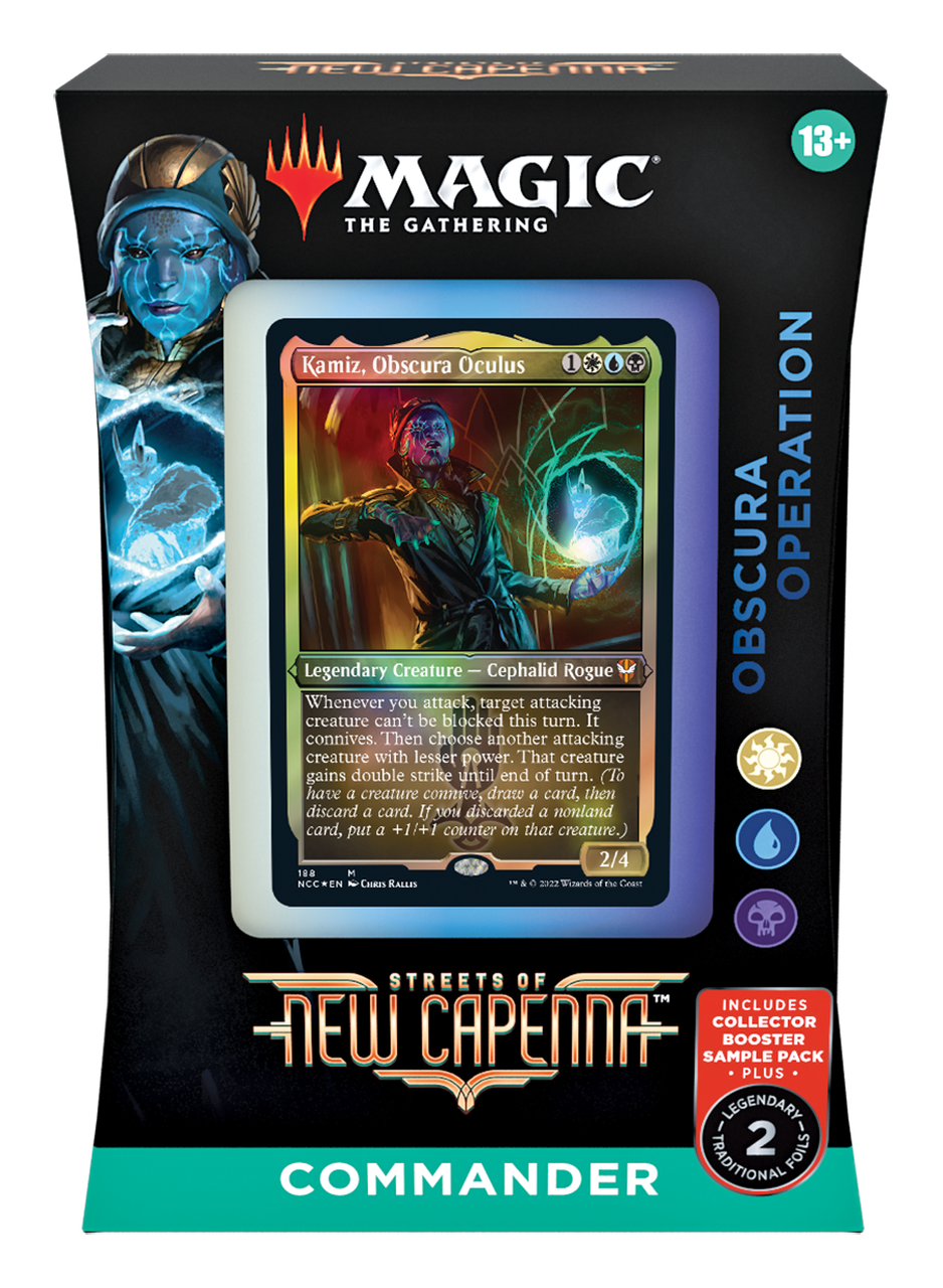 STREETS OF NEW CAPENNA: COMMANDER DECK - OBSCURA OPERATION | Play N Trade Winnipeg