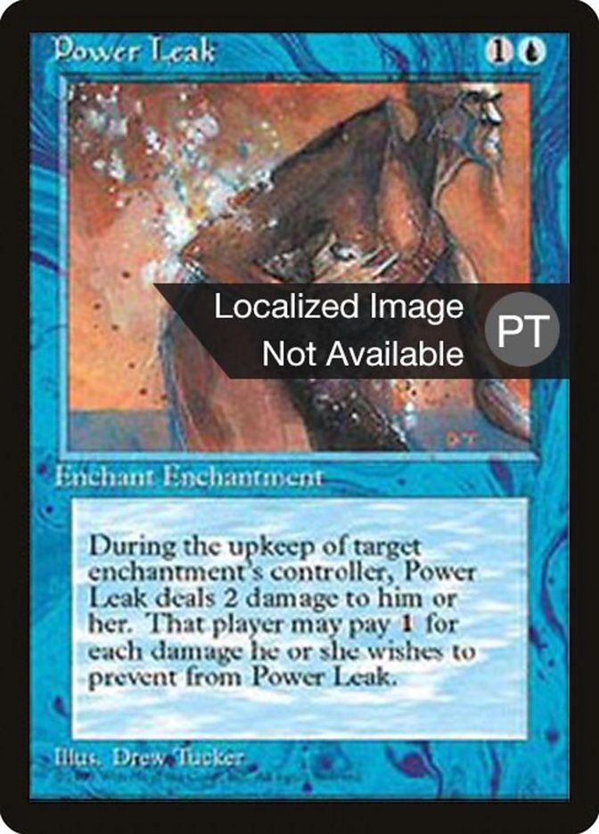 Power Leak [Fourth Edition (Foreign Black Border)] | Play N Trade Winnipeg