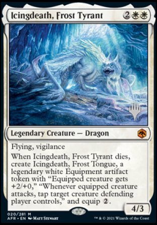 Icingdeath, Frost Tyrant (Promo Pack) [Dungeons & Dragons: Adventures in the Forgotten Realms Promos] | Play N Trade Winnipeg