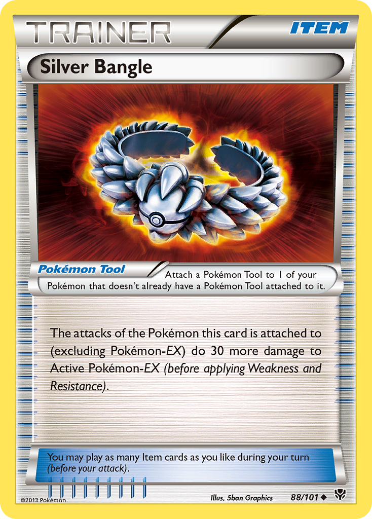 Silver Bangle (88/101) [Black & White: Plasma Blast] | Play N Trade Winnipeg