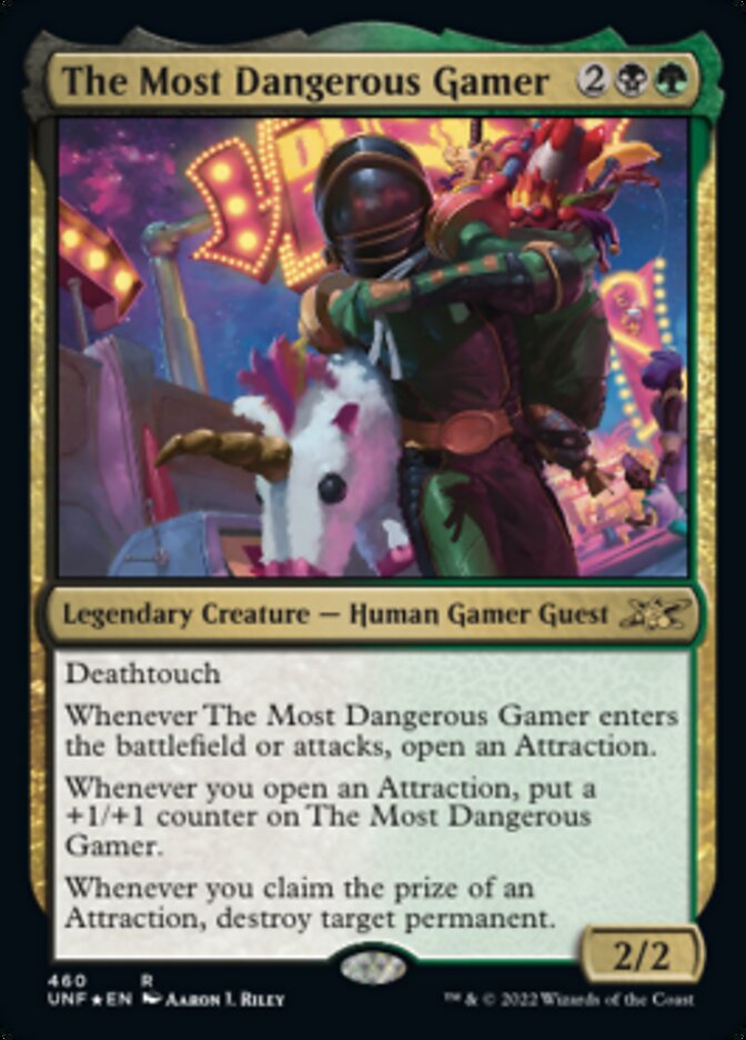 The Most Dangerous Gamer (Galaxy Foil) [Unfinity] | Play N Trade Winnipeg