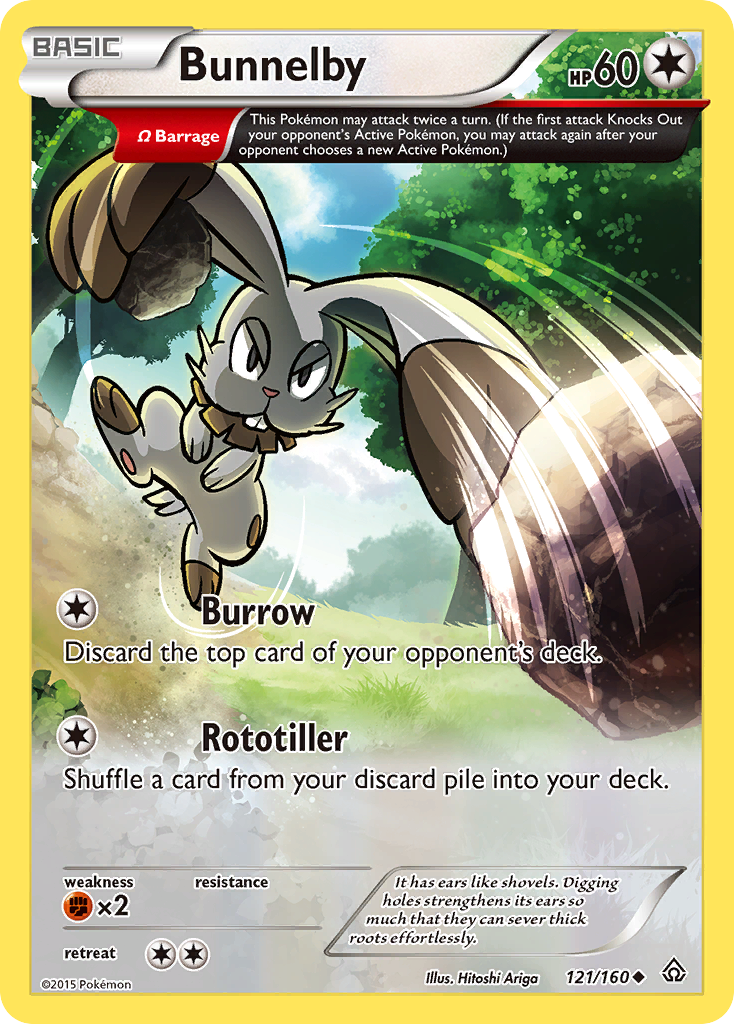 Bunnelby (121/160) [XY: Primal Clash] | Play N Trade Winnipeg