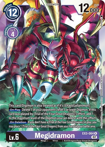 Megidramon [EX3-064] [Revision Pack Cards] | Play N Trade Winnipeg