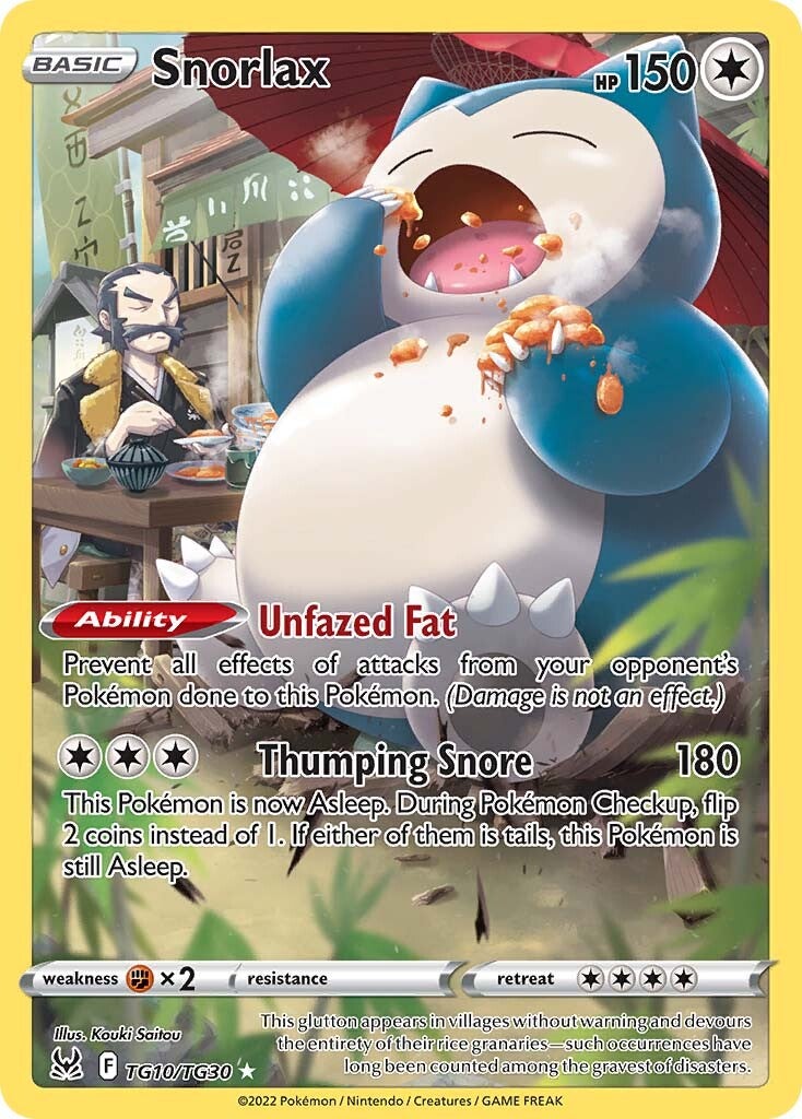 Snorlax (TG10/TG30) [Sword & Shield: Lost Origin] | Play N Trade Winnipeg