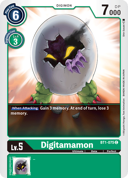 Digitamamon [BT1-075] [Release Special Booster Ver.1.0] | Play N Trade Winnipeg