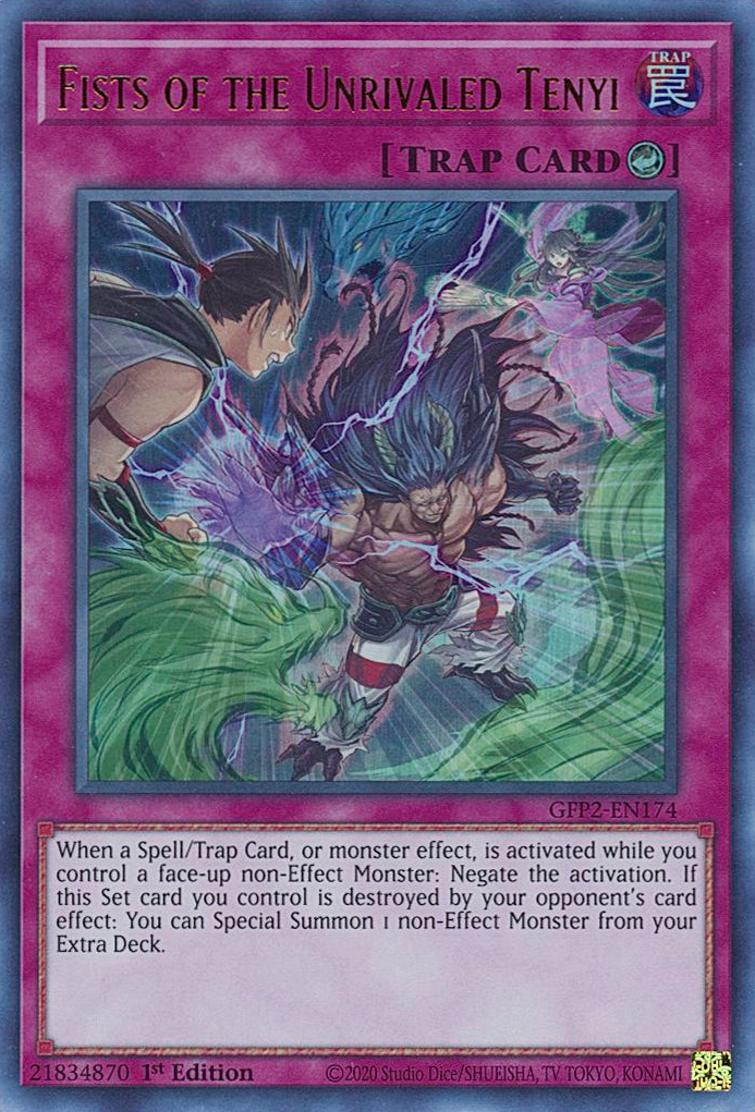 Fists of the Unrivaled Tenyi [GFP2-EN174] Ultra Rare | Play N Trade Winnipeg