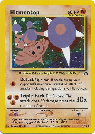 Hitmontop (3/75) [Neo Discovery Unlimited] | Play N Trade Winnipeg