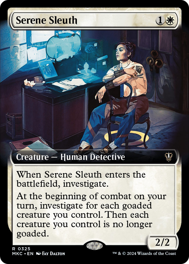 Serene Sleuth (Extended Art) [Murders at Karlov Manor Commander] | Play N Trade Winnipeg