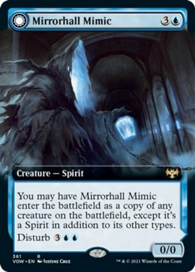 Mirrorhall Mimic // Ghastly Mimicry (Extended) [Innistrad: Crimson Vow] | Play N Trade Winnipeg