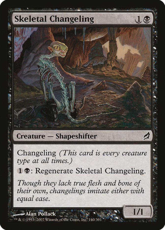 Skeletal Changeling [Lorwyn] | Play N Trade Winnipeg