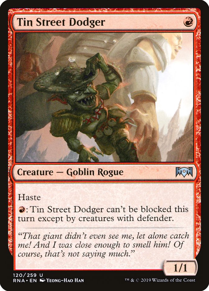 Tin Street Dodger [Ravnica Allegiance] | Play N Trade Winnipeg