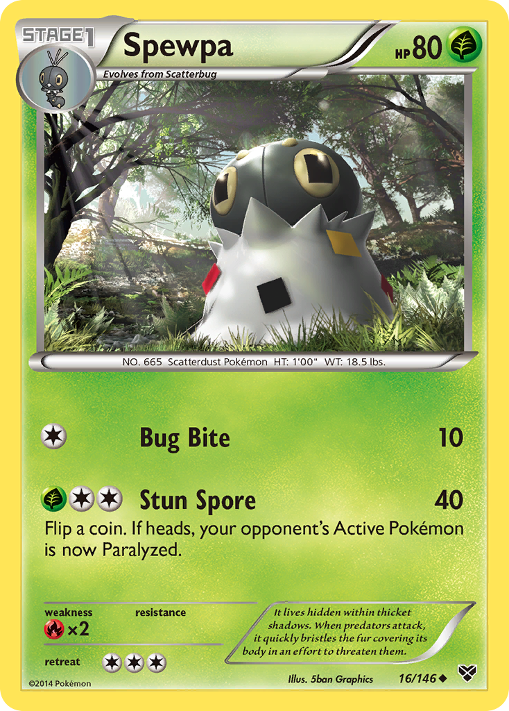 Spewpa (16/146) [XY: Base Set] | Play N Trade Winnipeg