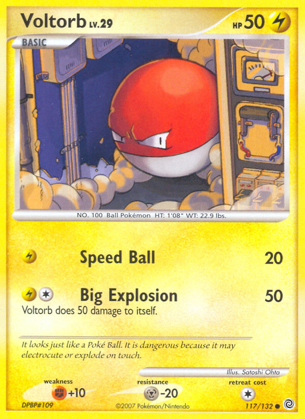 Voltorb (117/132) [Diamond & Pearl: Secret Wonders] | Play N Trade Winnipeg