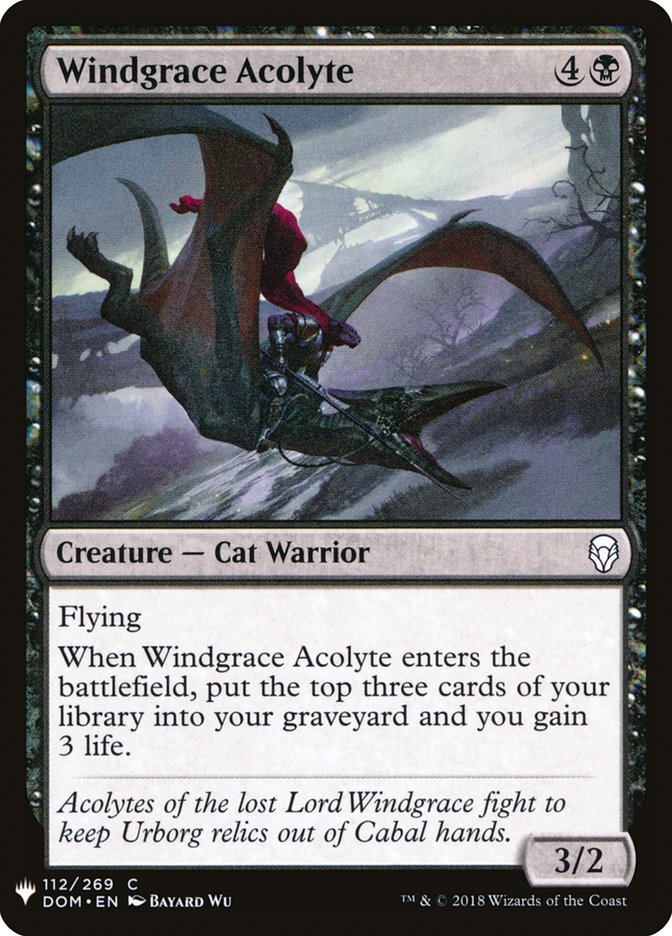 Windgrace Acolyte [Mystery Booster] | Play N Trade Winnipeg