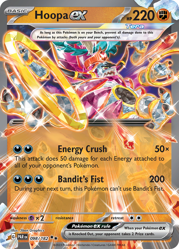 Hoopa ex (098/182) [Scarlet & Violet: Paradox Rift] | Play N Trade Winnipeg