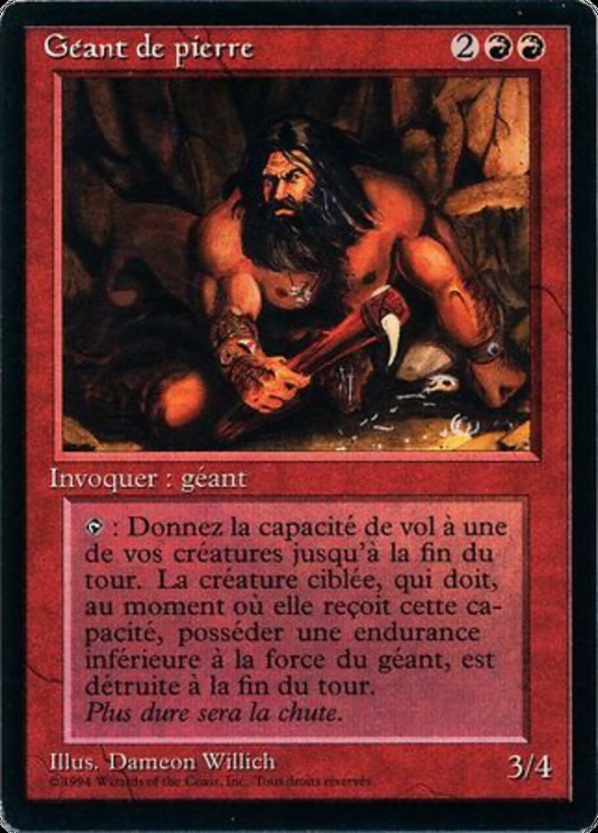 Stone Giant [Foreign Black Border] | Play N Trade Winnipeg