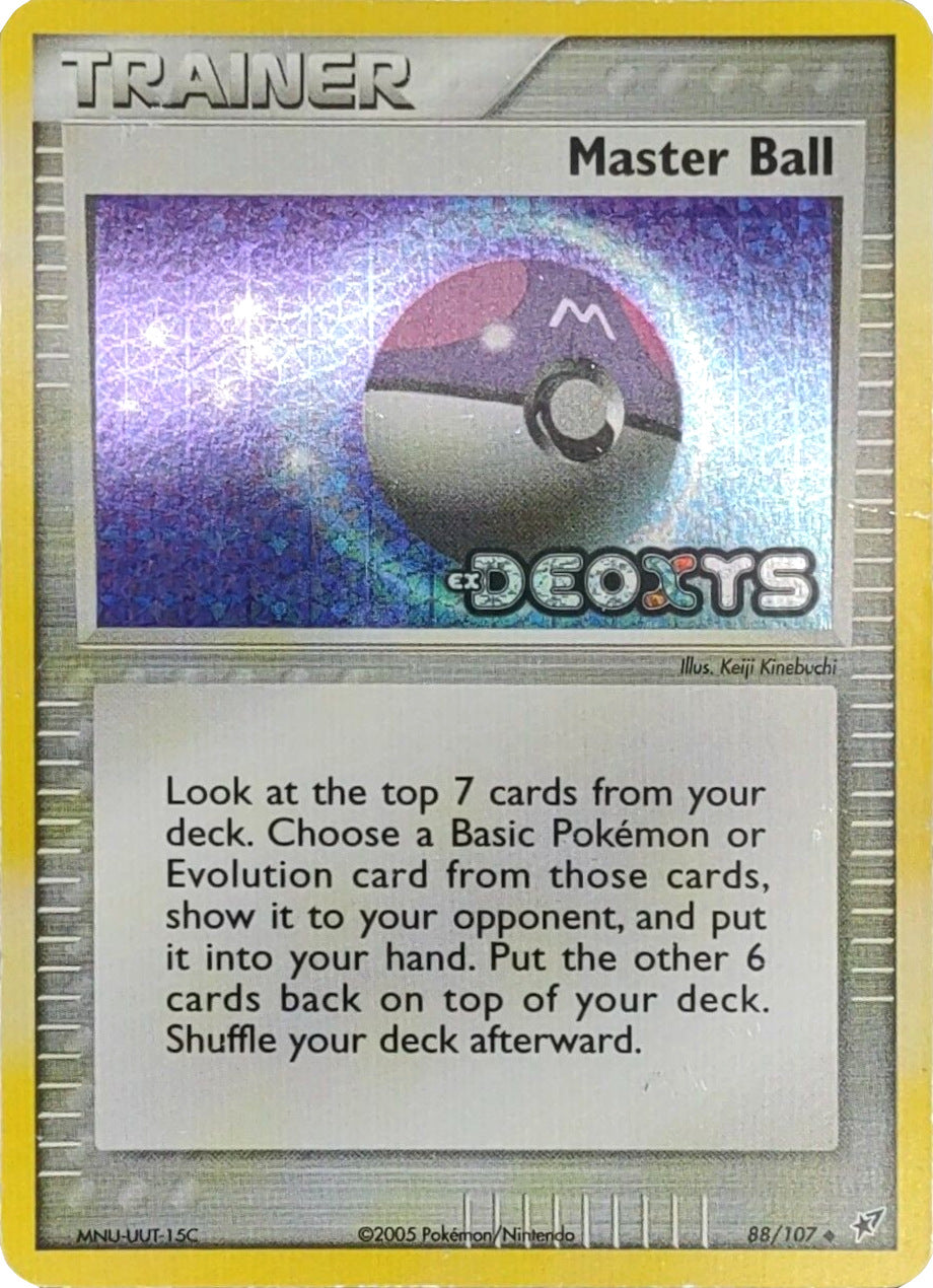 Master Ball (88/107) (Stamped) [EX: Deoxys] | Play N Trade Winnipeg