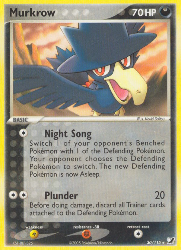 Murkrow (30/115) [EX: Unseen Forces] | Play N Trade Winnipeg