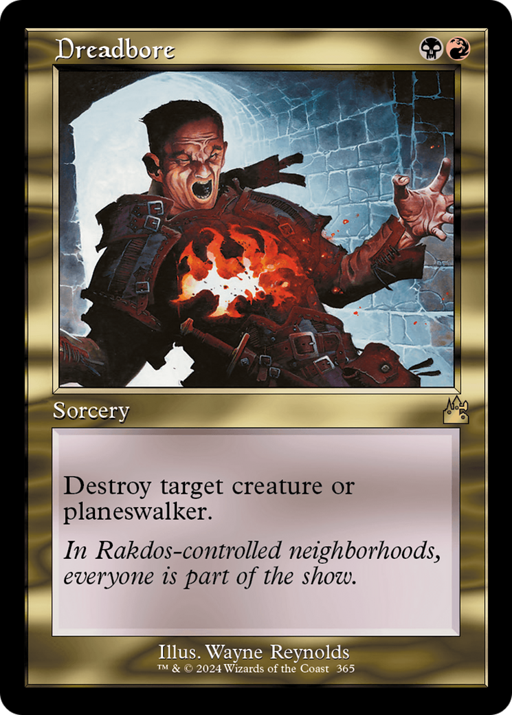 Dreadbore (Retro Frame) [Ravnica Remastered] | Play N Trade Winnipeg