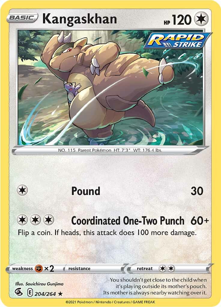 Kangaskhan (204/264) [Sword & Shield: Fusion Strike] | Play N Trade Winnipeg