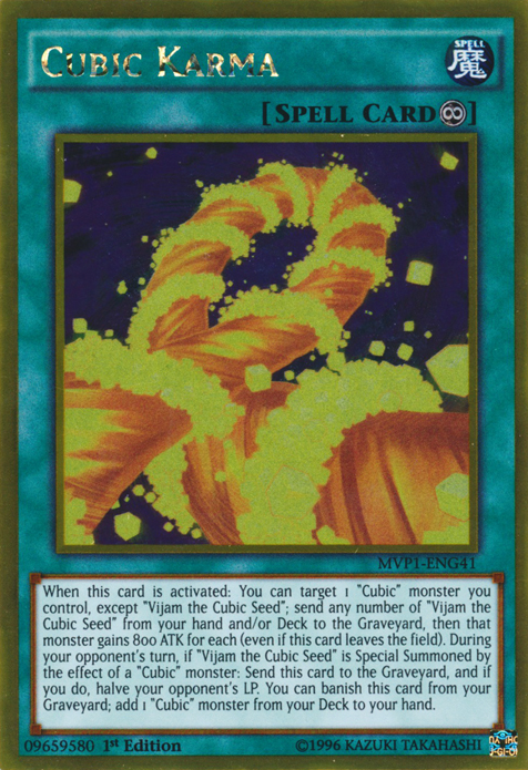 Cubic Karma [MVP1-ENG41] Gold Rare | Play N Trade Winnipeg