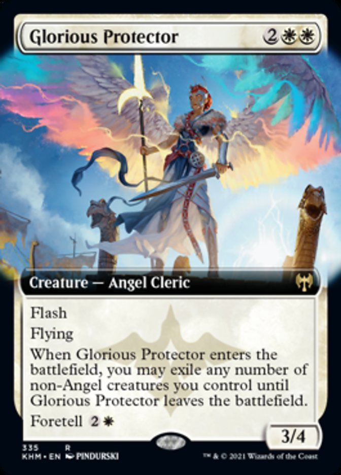 Glorious Protector (Extended Art) [Kaldheim] | Play N Trade Winnipeg