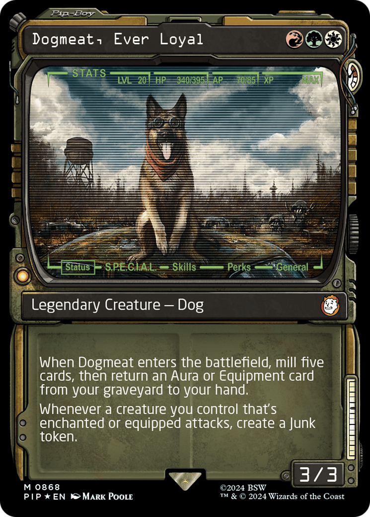 Dogmeat, Ever Loyal (Showcase) (Surge Foil) [Fallout] | Play N Trade Winnipeg