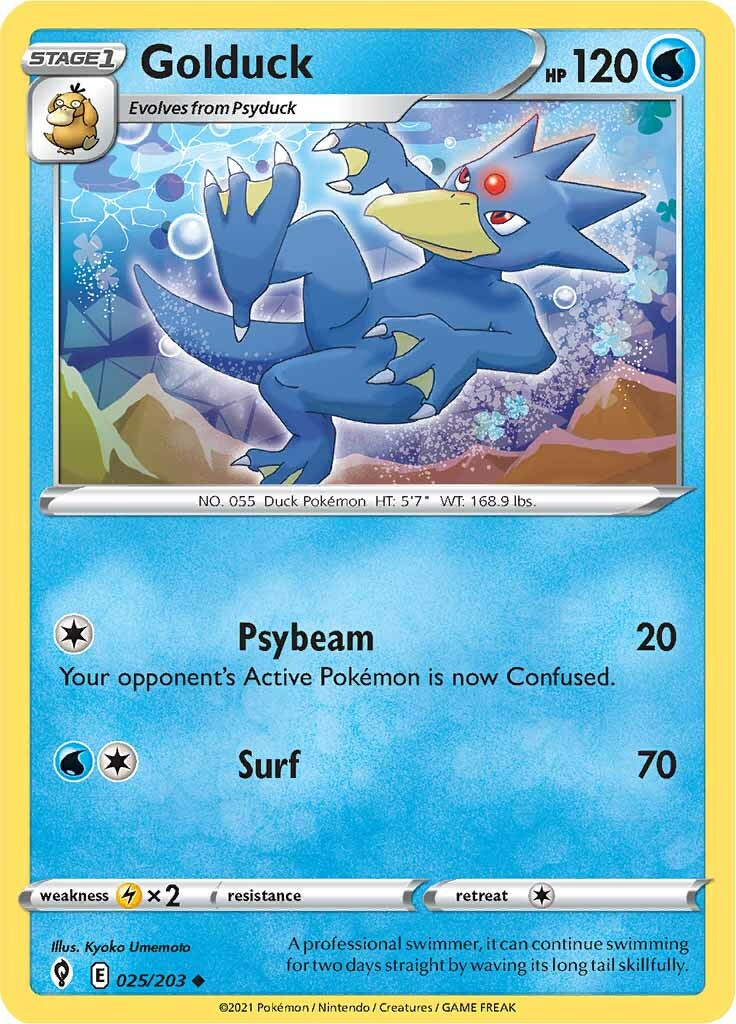 Golduck (025/203) [Sword & Shield: Evolving Skies] | Play N Trade Winnipeg