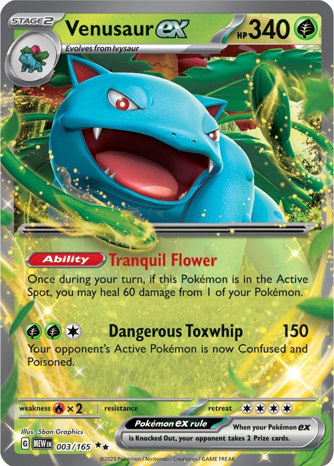 Venusaur ex (003/165) [Scarlet & Violet: 151] | Play N Trade Winnipeg