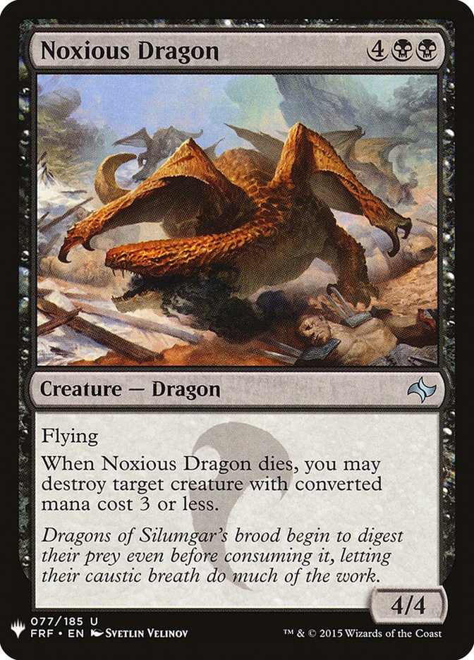 Noxious Dragon [Mystery Booster] | Play N Trade Winnipeg