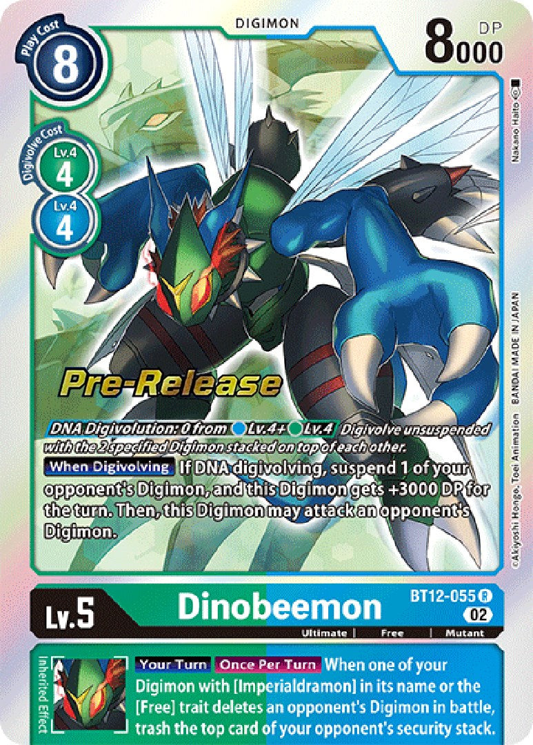 Dinobeemon [BT12-055] [Across Time Pre-Release Cards] | Play N Trade Winnipeg