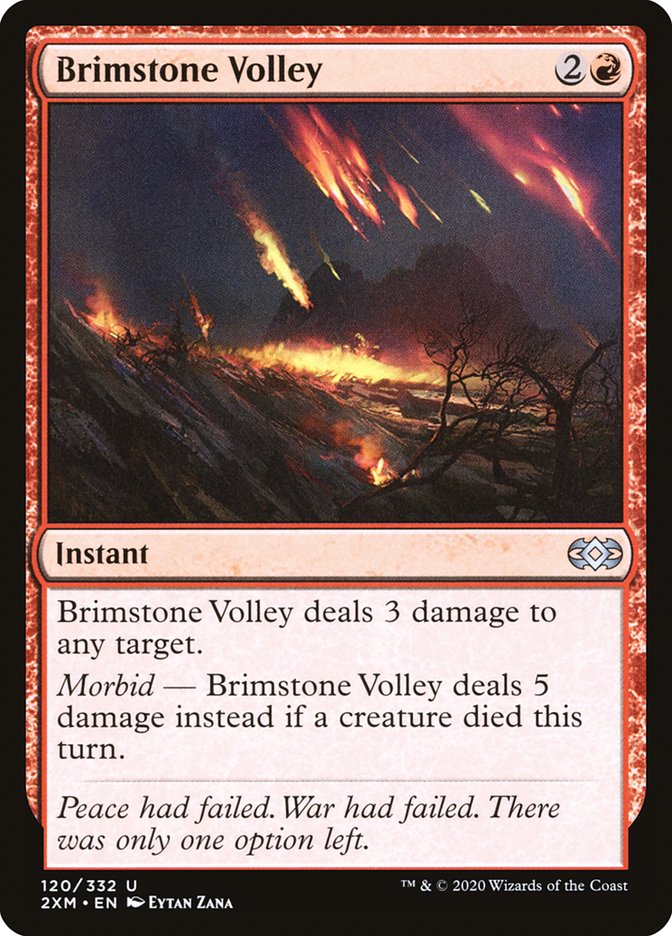 Brimstone Volley [Double Masters] | Play N Trade Winnipeg