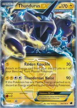 Thundurus EX (38/116) (Plasma Power - Haruto Kobayashi) [World Championships 2014] | Play N Trade Winnipeg