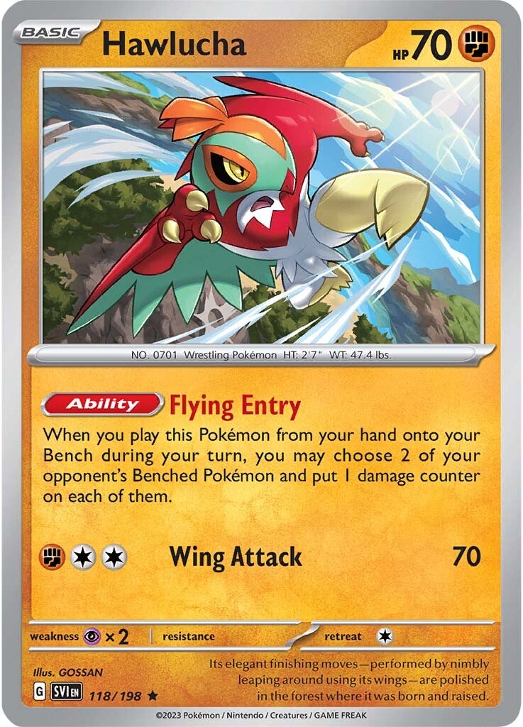 Hawlucha (118/198) [Scarlet & Violet: Base Set] | Play N Trade Winnipeg