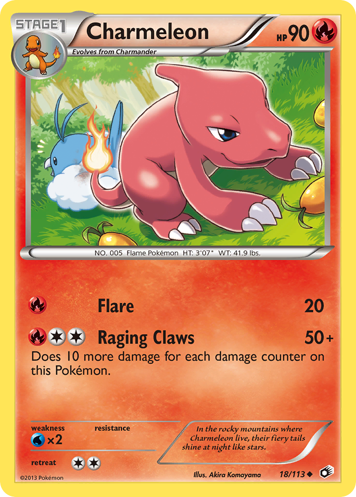 Charmeleon (18/113) [Black & White: Legendary Treasures] | Play N Trade Winnipeg