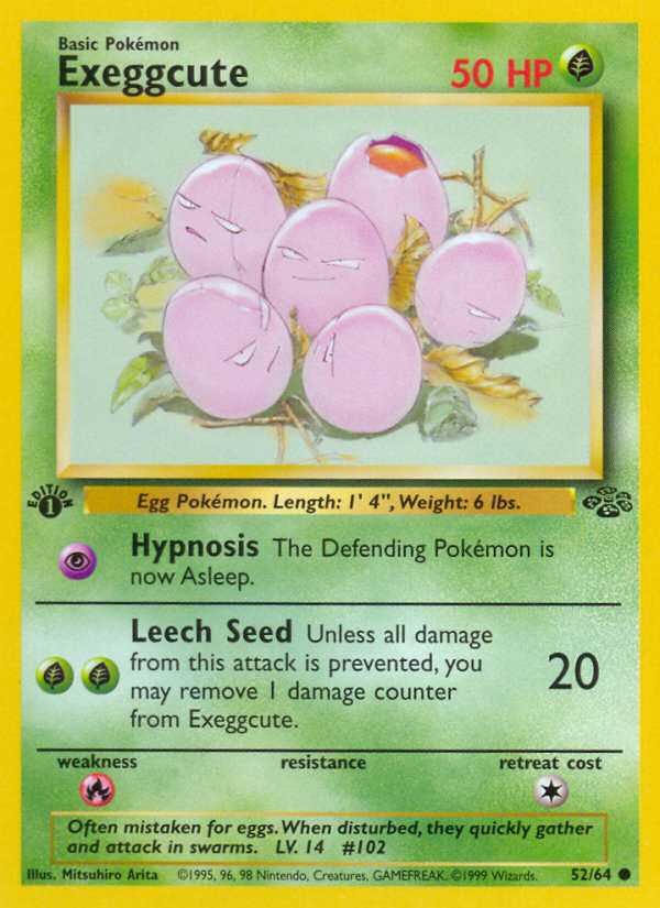 Exeggcute (52/64) [Jungle 1st Edition] | Play N Trade Winnipeg