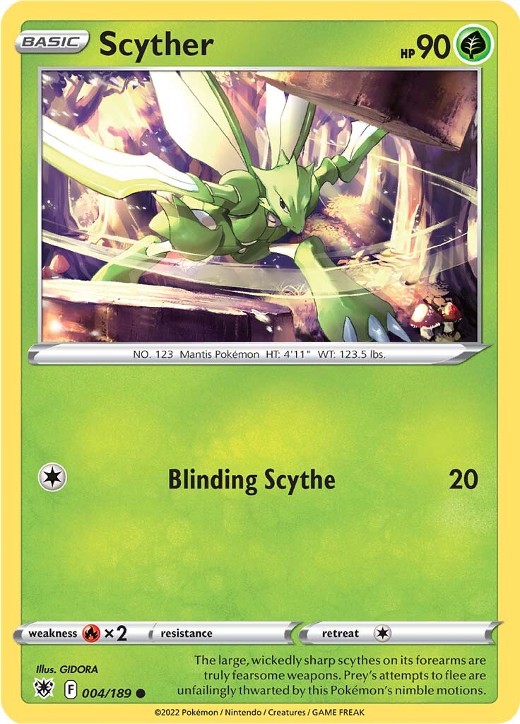 Scyther (004/189) [Sword & Shield: Astral Radiance] | Play N Trade Winnipeg