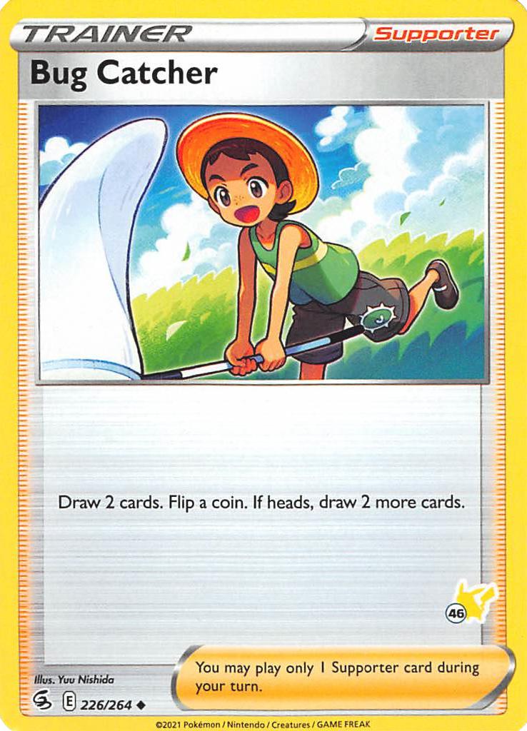 Bug Catcher (226/264) (Pikachu Stamp #46) [Battle Academy 2022] | Play N Trade Winnipeg