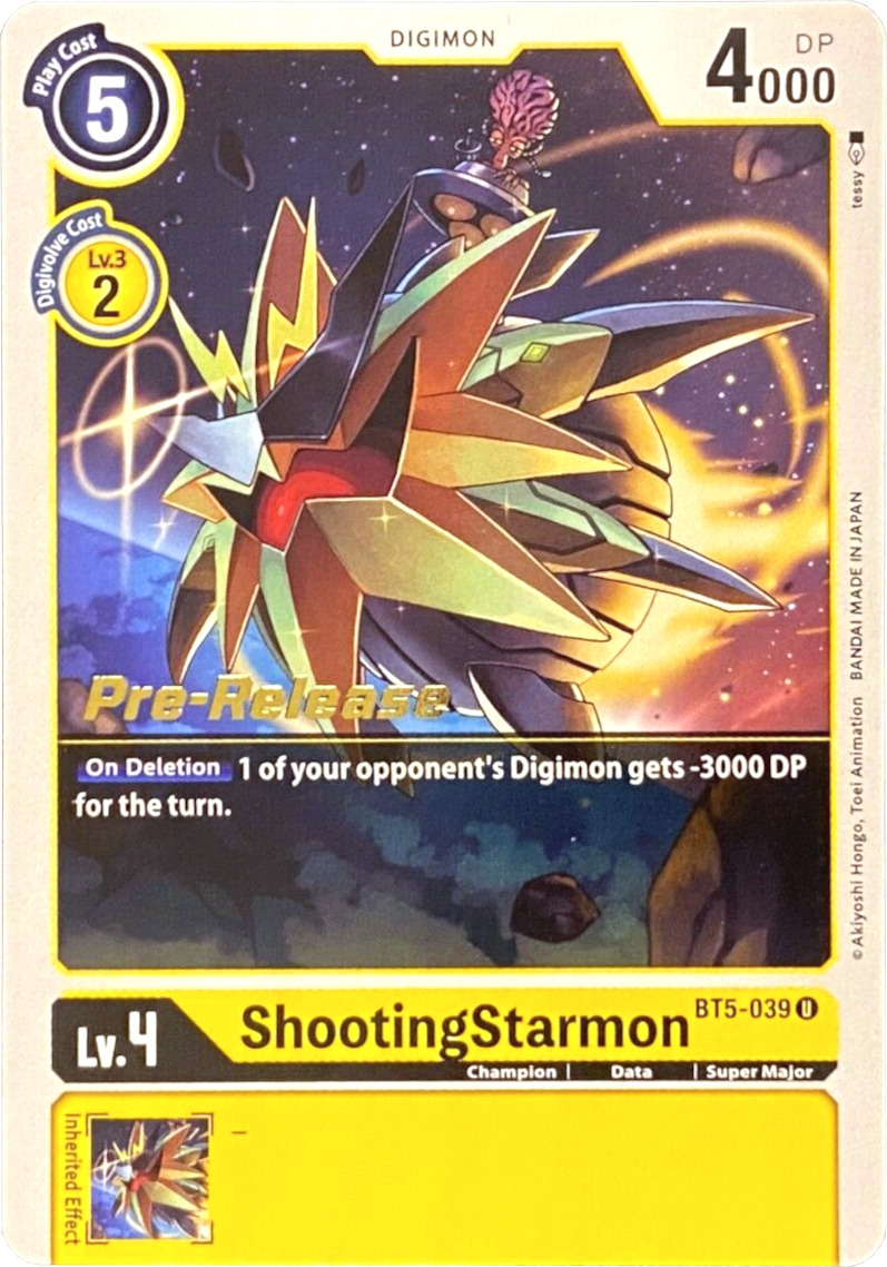 ShootingStarmon [BT5-039] [Battle of Omni Pre-Release Promos] | Play N Trade Winnipeg